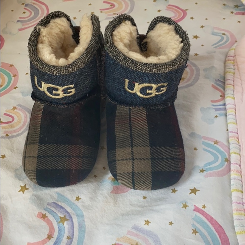 Plaid Ugg Booties - Toddler Size 4